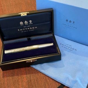 SMYTHSON VICEROY GRAND ROLLERBALL SILVER PEN